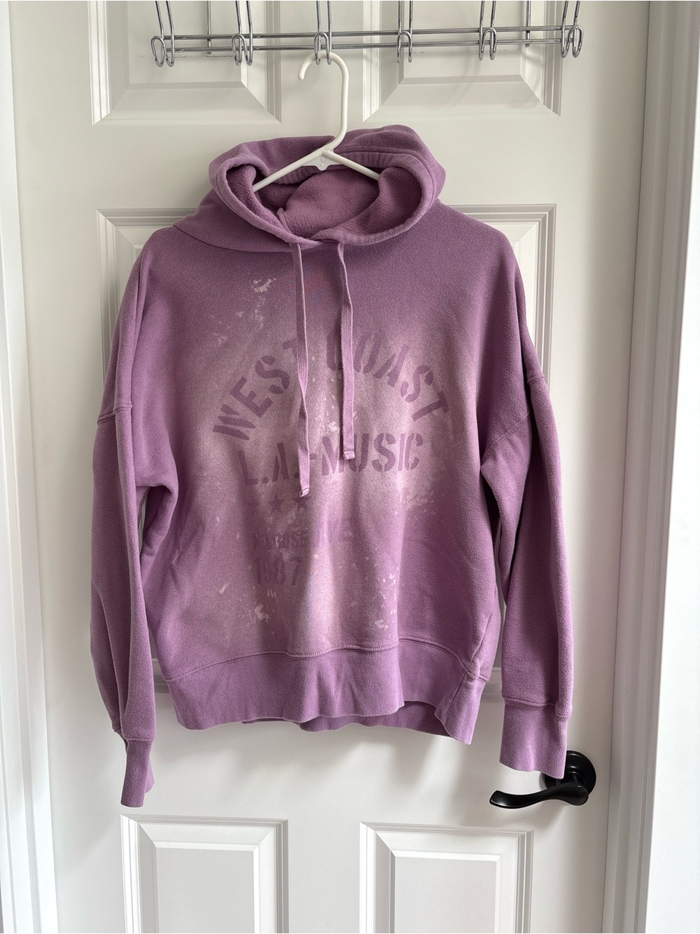 Grayson Threads Lavender Pullover Hoodie with Graphic Detail